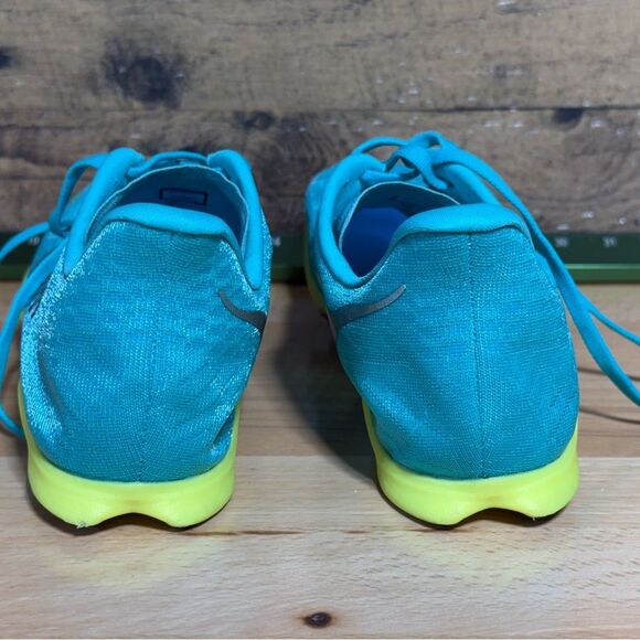 New- Hoka Teal and Lime Athletic Sneakers